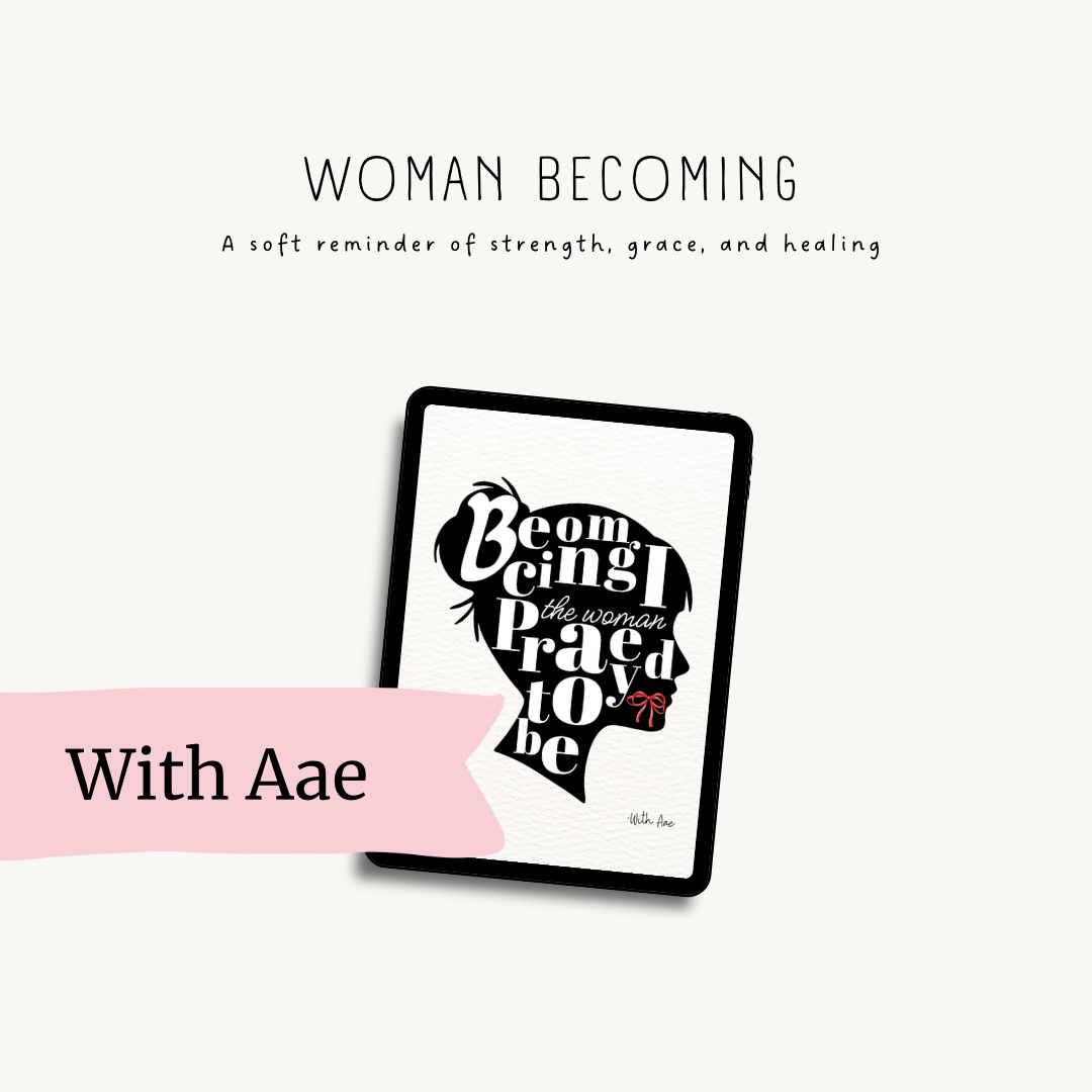 Becoming the Woman I Prayed to Be” – Elegant Digital Wall Art Bundle
